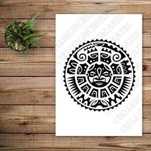 *2 for $20* Tribal Mask Vinyl Decal Sticker Handcrafted